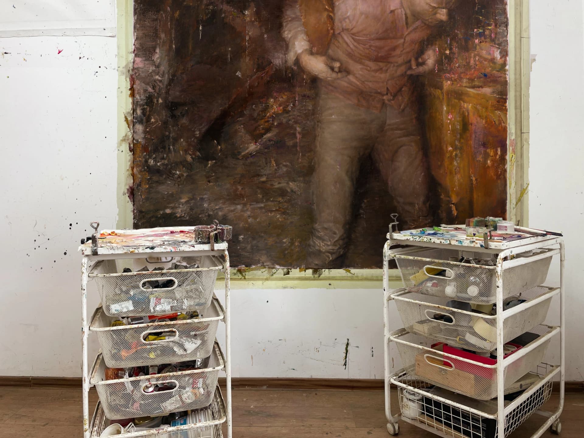 Studio view, January 2015