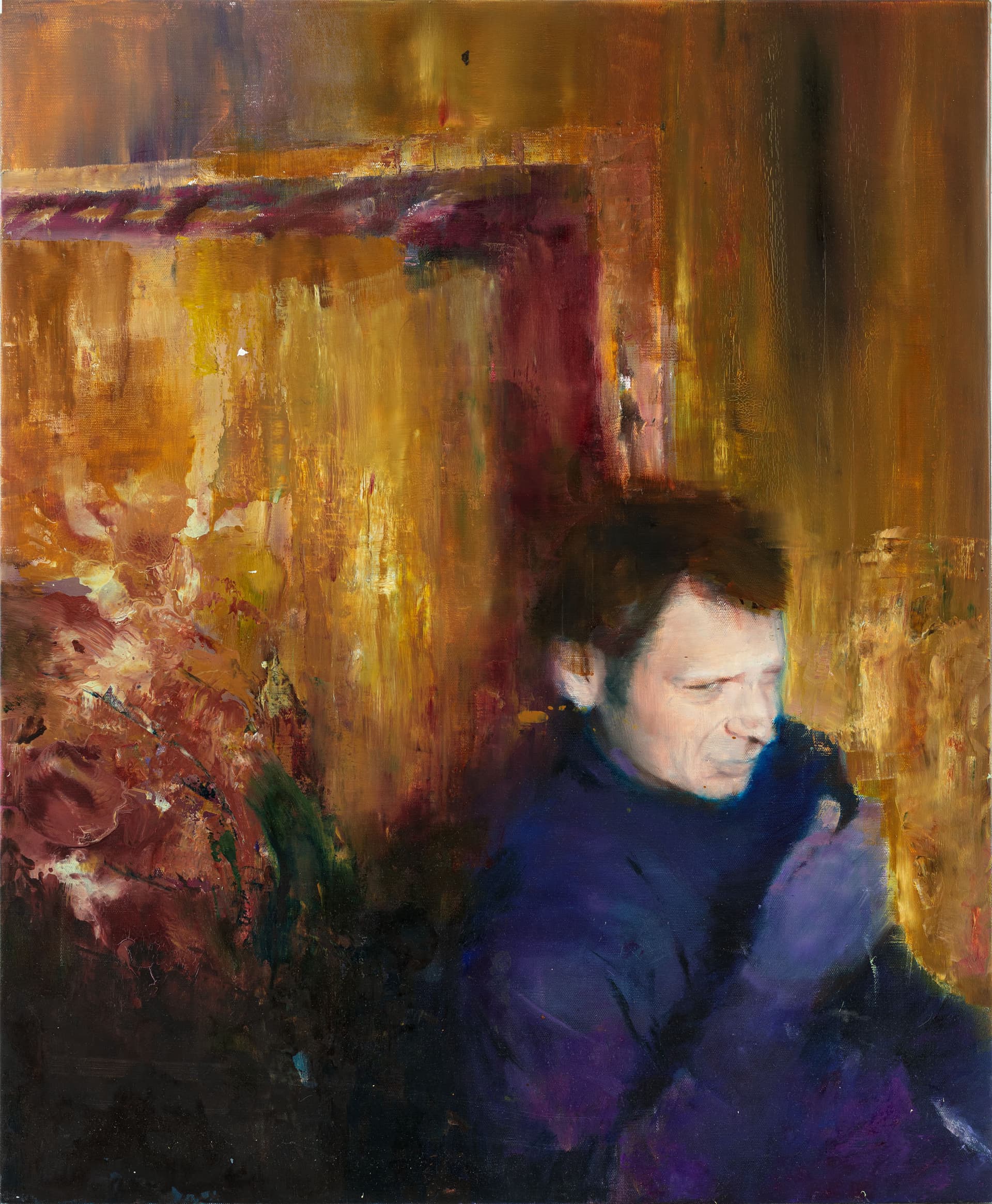 MAN WITH BLUE HAND, 2018
