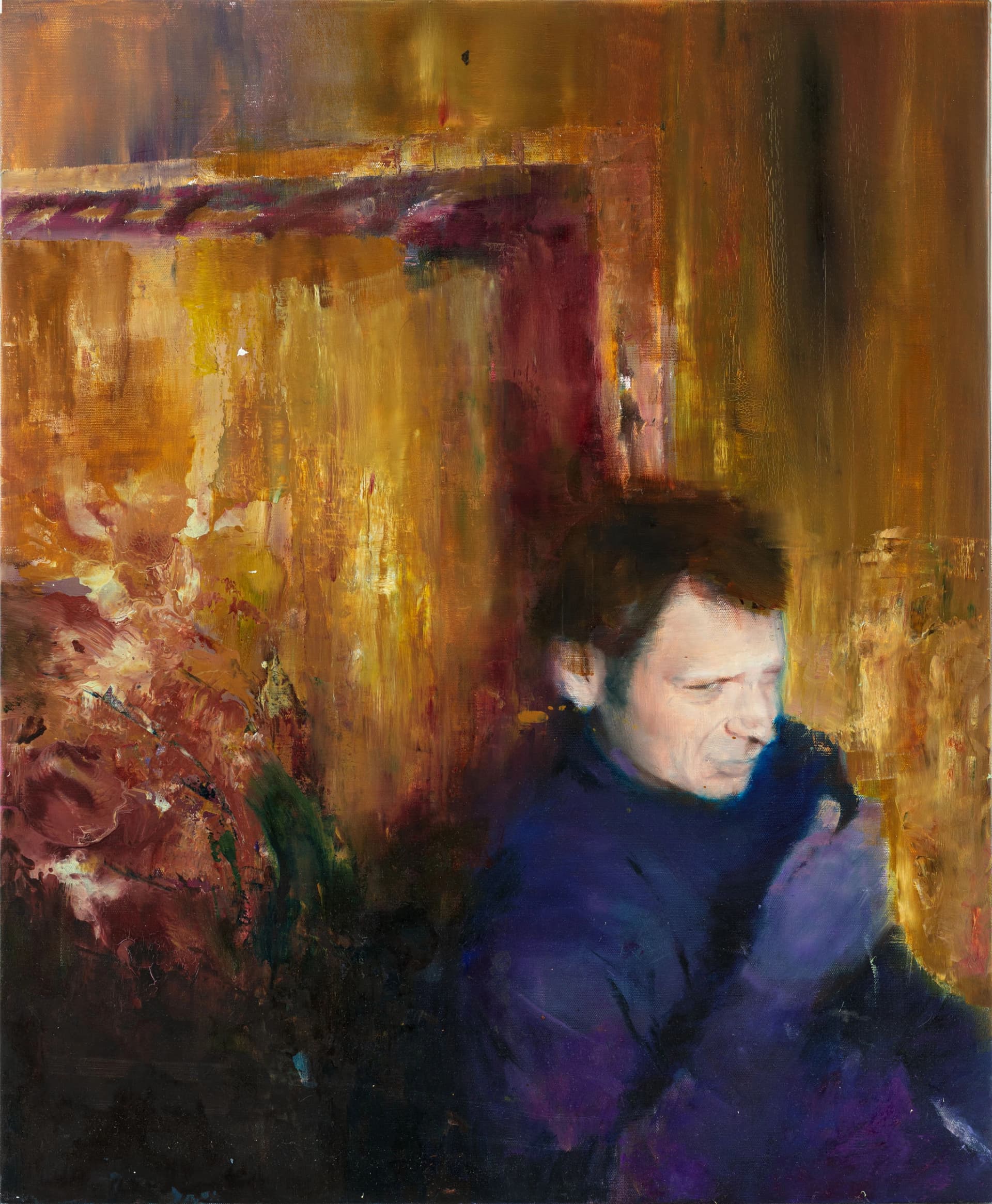 MAN WITH BLUE HAND, 2018
