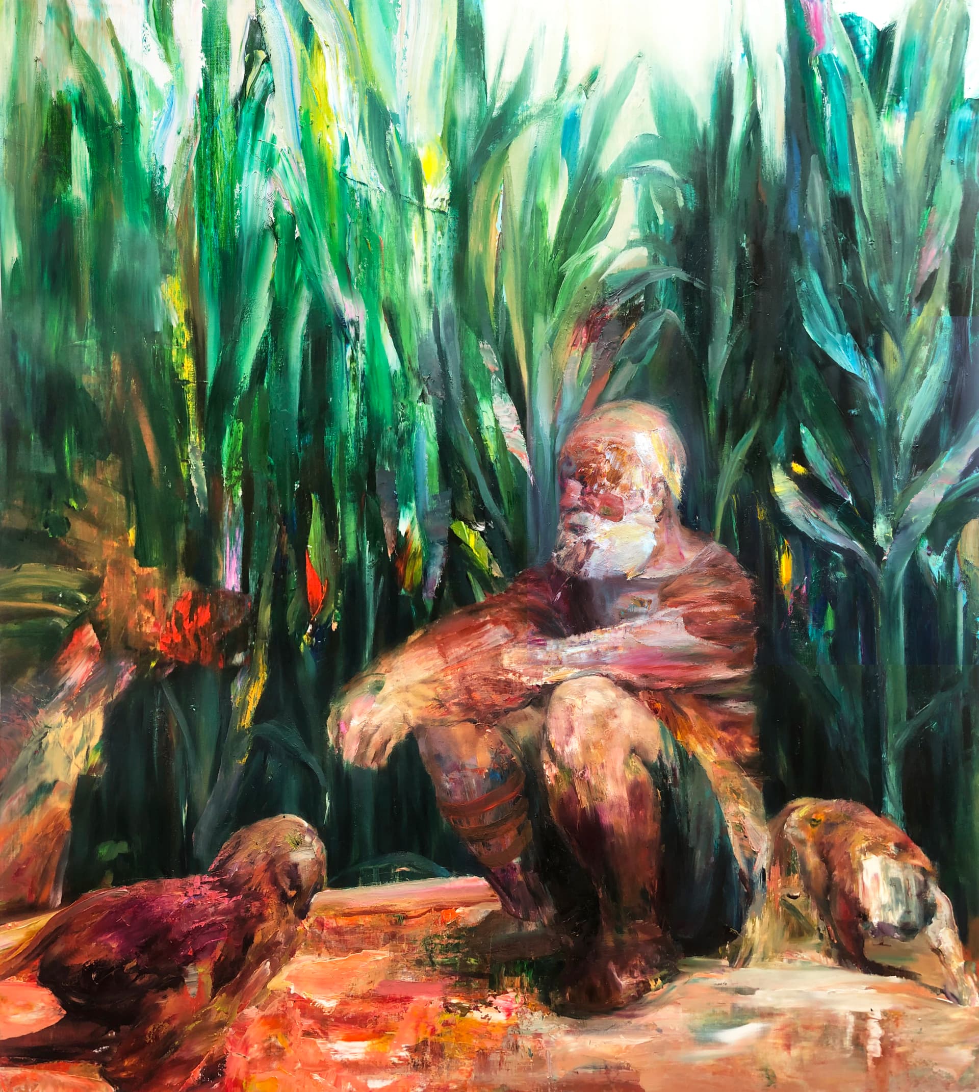 PILGRIM II (GREEN ROOM), 2020