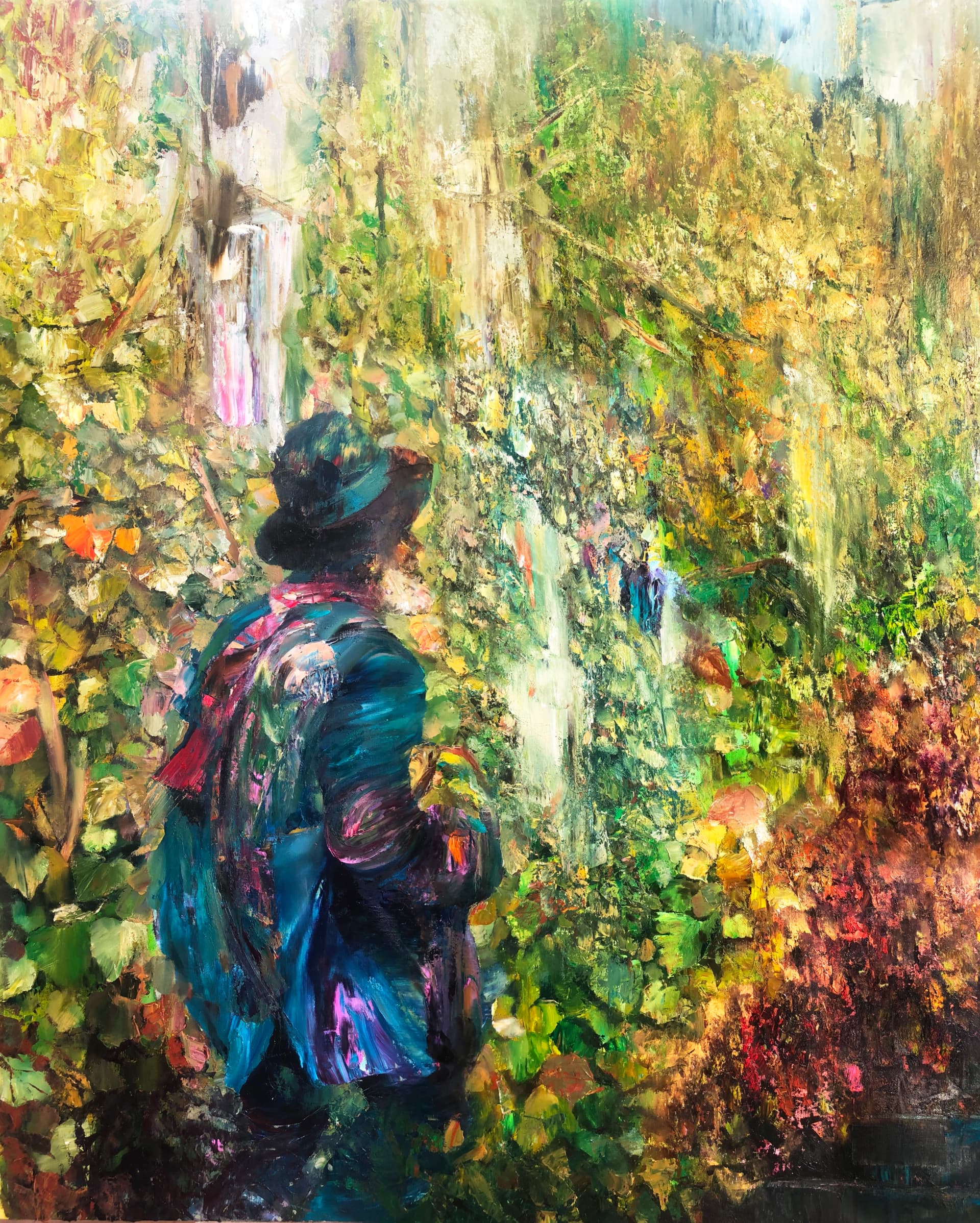 PILGRIM VI (ALONG THE GOLDEN WALL), 2020