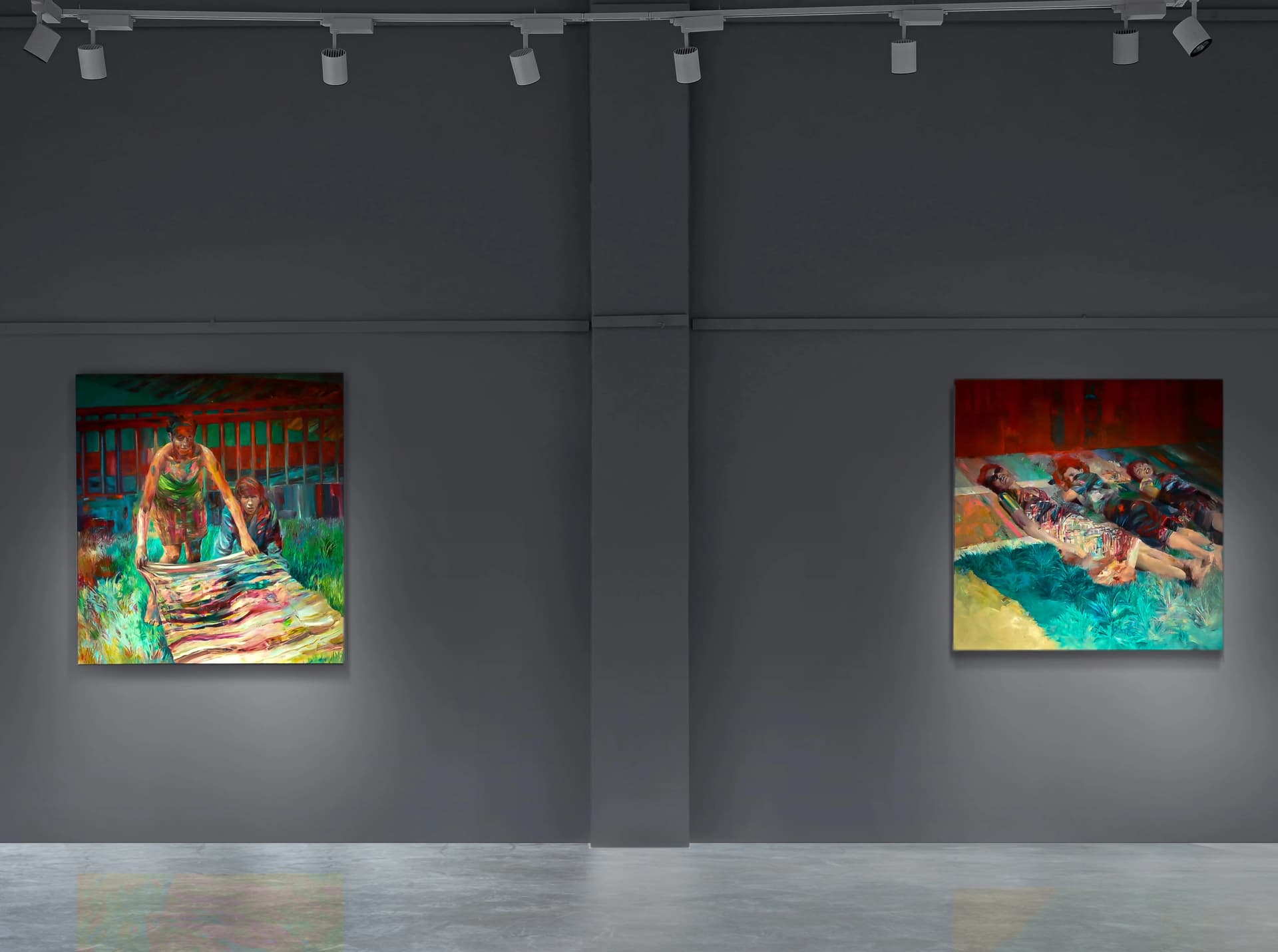 SUNNY DAY AT HANGING ROCK installation view, Brukenthal, image 2